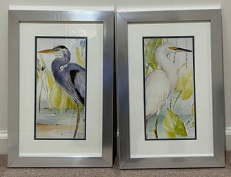 Camil Con Signed Framed Herring Bird Prints - 2 Total