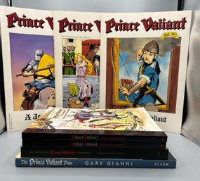 The Prince Valiant By Gary Gianni Book Collection  - Set Of 7