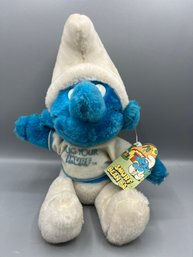 Wallace Berrie And Co. Schleich 1979 Smurf Plush Doll