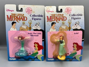 Tyco Disneys The Little Mermaid Collectible Figurines  - 2 Total - NEW