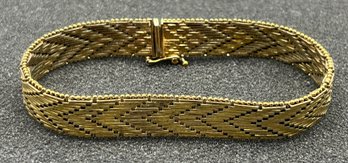 International Bullion Bureau 925 Gold-plated Bracelet - .81 OZT Total - Made In Italy
