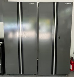 Husky Tool Storage Cabinets - 2 Total - Key Included For 1 Cabinet