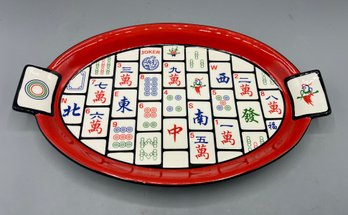 Decorative Hand Painted Porcelain Serving Tray
