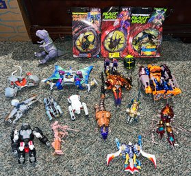 1996 Hasbro Beast Wars Transformer Toys - Large Assorted Lot