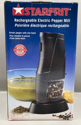 Star-frit Rechargeable Electric Peppermill - Box Included