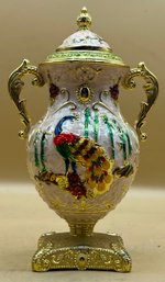 Benersfit Ornamental Peacock Potpourri Jar