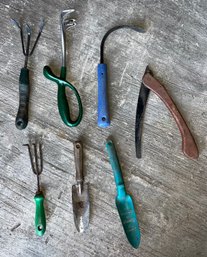 Assorted Garden Hand Tools -  7 Total