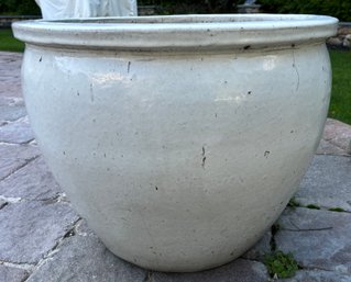 Large Ceramic Glazed Outdoor Planter