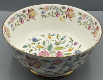 Minton Haddon Hall Bone China Floral Pattern Bowl - Made In England