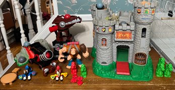 1994 Fisher Price Great Adventures Castle With Accessories