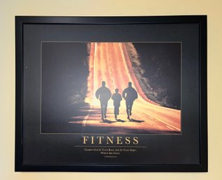 Fitness Print Framed - Glorify God In Your Body And In Your Spirit Which Are Gods