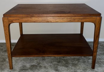 Lane Rhythm Collection Mid-century Modern Solid Wood Coffee Table With Shelf - Style #997-05