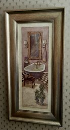 C. Olson Framed Print - Lavender Bath