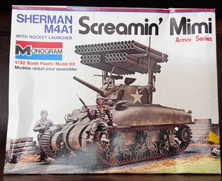 Sherman M4A1 With Rocket Launcher Screamin' Mimi Armor Series  Model Kit