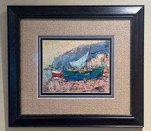 Artist Signed Oil On Canvas Framed