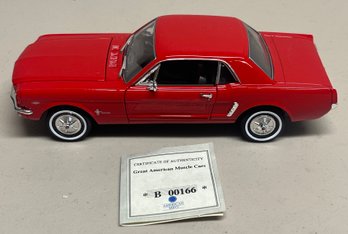 Wellys American Mint 1964 Ford Mustang 1/24 Scale Diecast Car - #22451