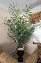 EA Accents Large Faux Plant In Vase- Heavy!