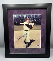 Phil Rizzuto Authenticated Autographed Framed Print - PSA/DNA #AE47460