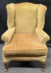 Custom Upholstered Wingback Chair