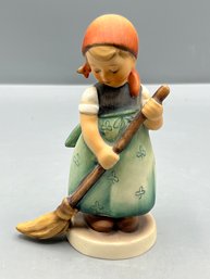 Goebel Hummel Figurine #171 - Little Sweeper - Made In Western Germany