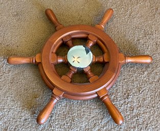 Wooden Captain Wheel - Made In Canada