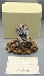 Lenox Elephants Good Fortune Figurine - Box Included