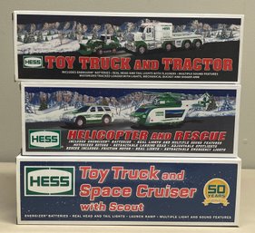 2012/2013/2014 Hess Trucks - 3 Total - NEW In Box