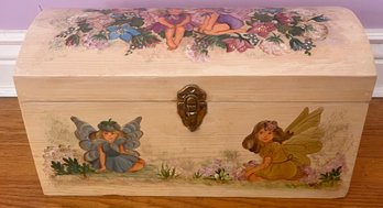 Hand Painted Wooden Chest
