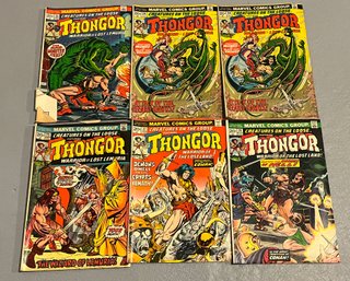 Marvel Creatures On The Loose Thongor Comic Books - 6 Total