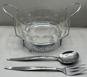 Shelton-ware Carefree Chromium 4-piece Salad Set - Box Included