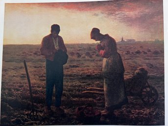 The Angelus Print By Jean-Francois Millet