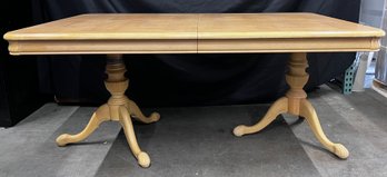 Double Pedestal Dining Room Table