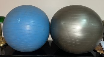 Wai Lana Yoga Exercise Ball With URBN-fit Balance Platform - 3 Pieces Total