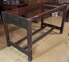 Antique Hamilton Co. Wooden Drafting Table - In Pieces - Hardware Not Included