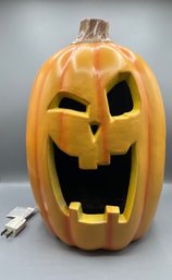 Decorative Lighted Plastic Pumpkin