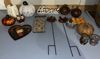 Assorted Fall Holiday Decor