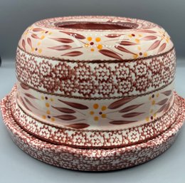 Temp-tations By Tara Old World Stoneware Lidded Serving Platter
