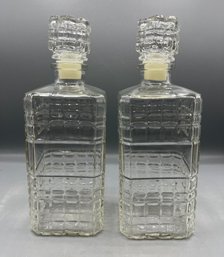 Cut Glass Decanters - 2 Total