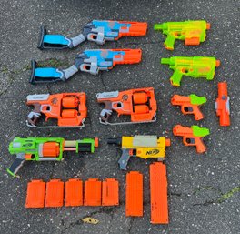 Assorted Toy Nerf Guns