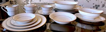 Noritake Tulane 7562 Ivory China- 91 Piece Set