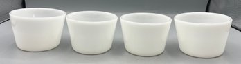 Milk Glass Custard Cup Set - 6 Total