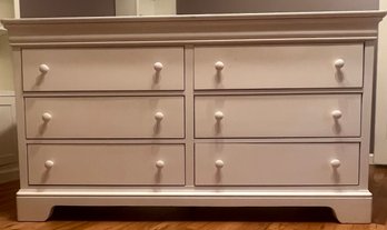 Young America White 6 Drawer Dresser