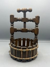 Decorative Wooden Basket