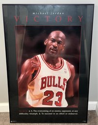 1996 Costacos Brothers Michael Jordan Victory Framed Print