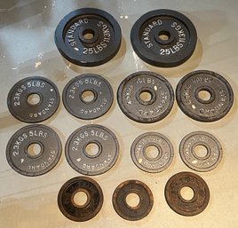 Assorted Weights - 13 Total