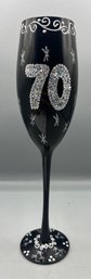 Bedazzled Crystal Champagne Flute -  70