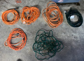 Assorted Extension Cords - 6 Total