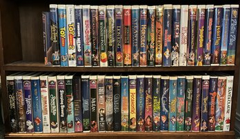 Disney VHS Tapes - Assorted Lot - 52 Total