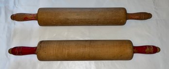 Wooden Rolling Pins - 2 Total