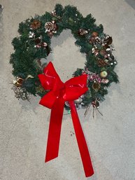 Decorative Faux Holiday Wreath